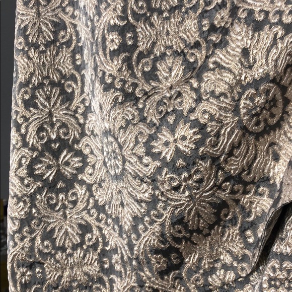 Kay Unger Pewter Damask Party Dress - Picture 3 of 6